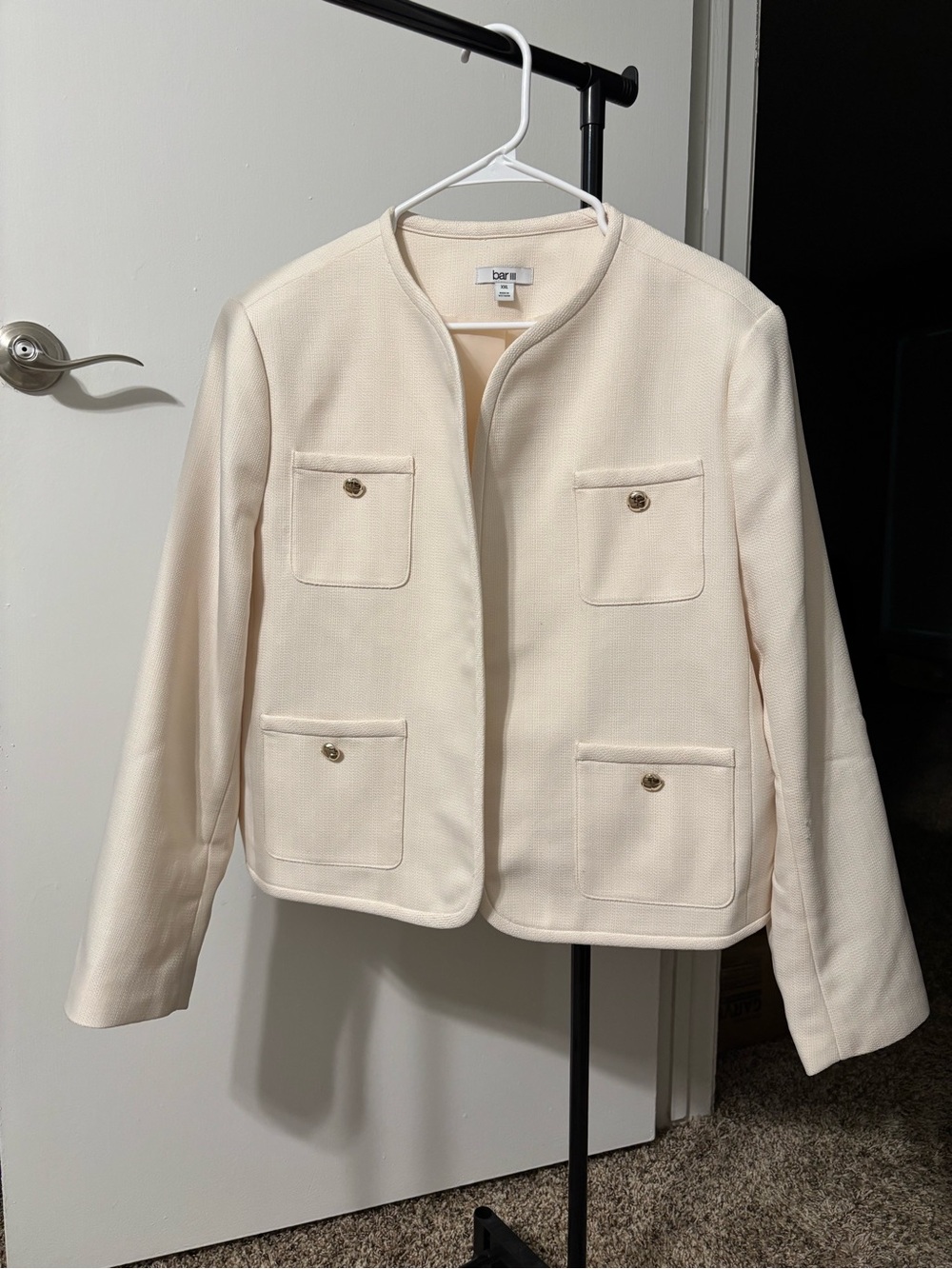 Bar III Women's Tweed Jacket